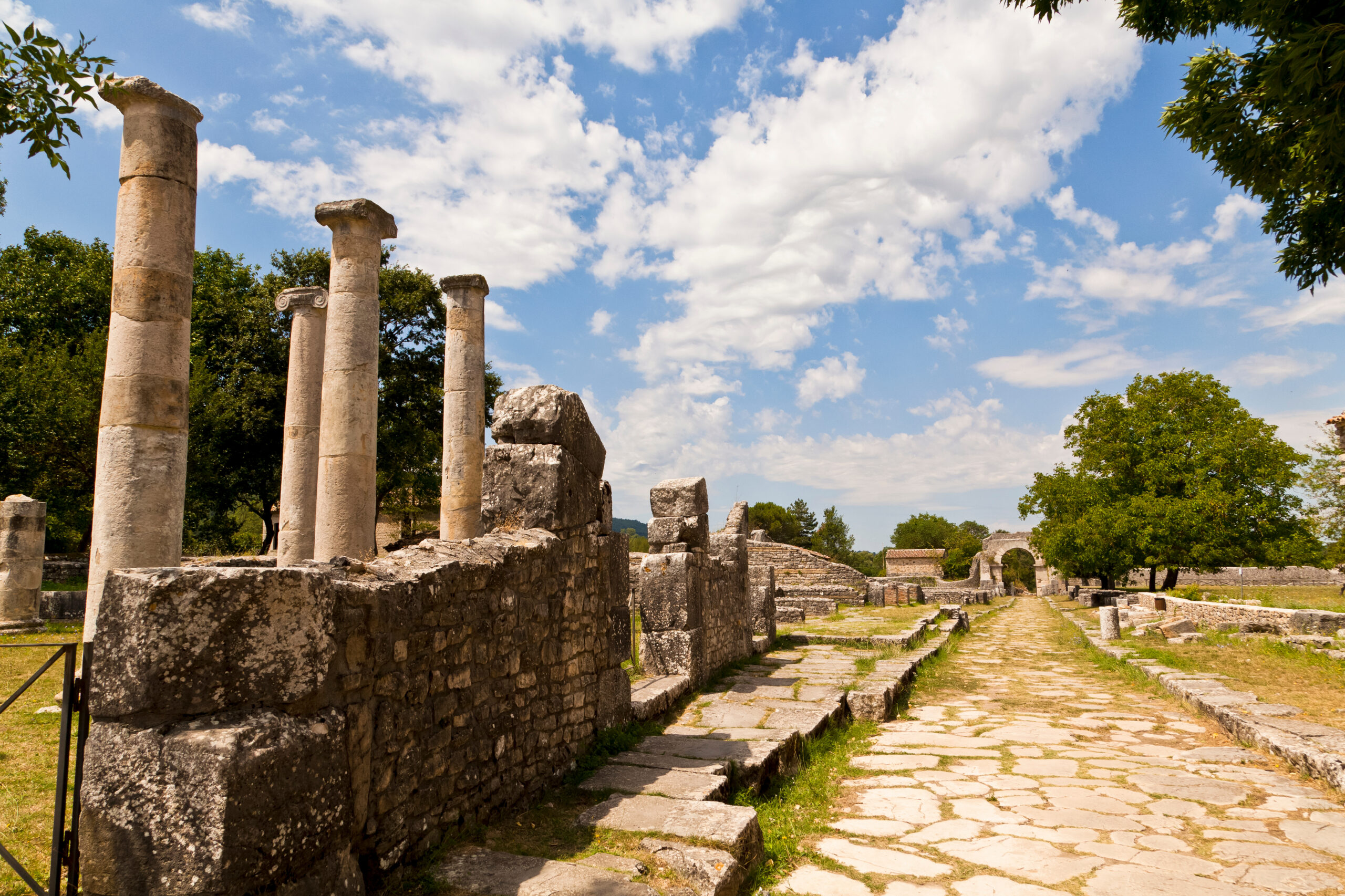 Altalia, Sepino, Molise-scavi della città romana